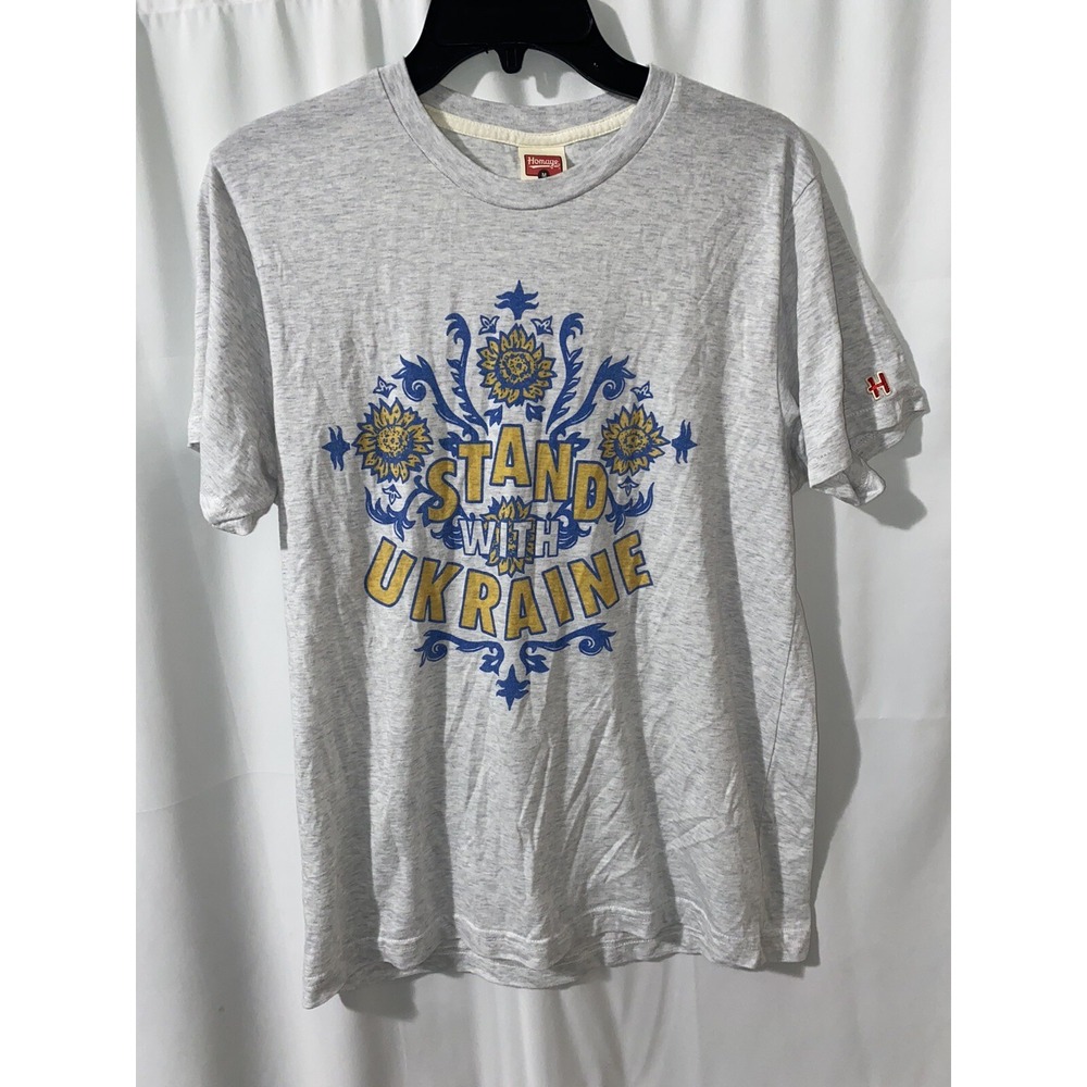 Homage Stand With Ukraine T‎ Shirt Medium